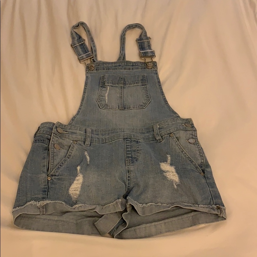 Jean Short Overalls